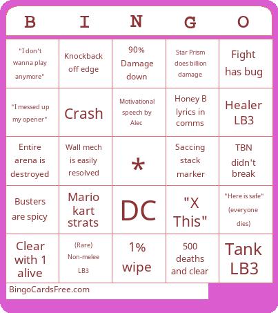 Day 1 Savage Bingo