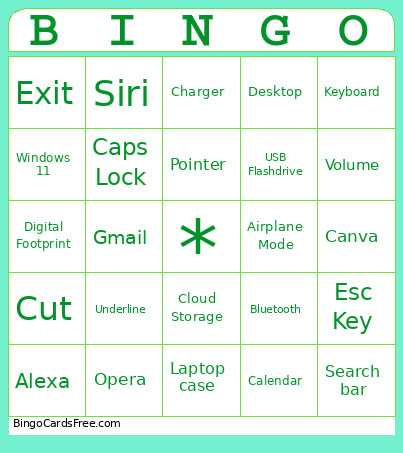 DCN Bingo Card
