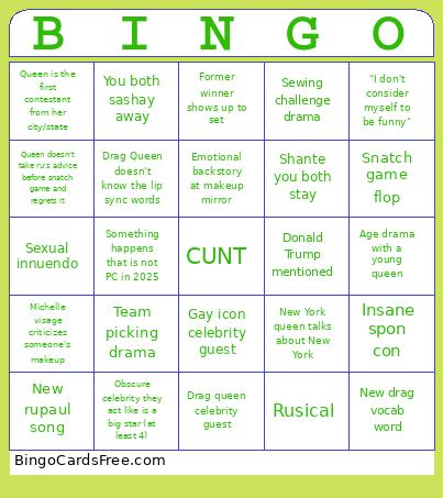 Dear race  Bingo