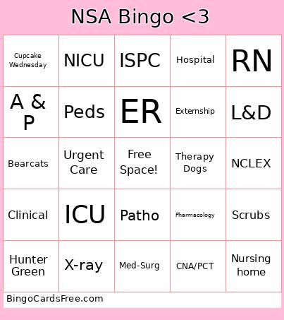 Decker Bingo Card