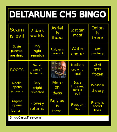 DELTARUNE CH5 Bingo Card