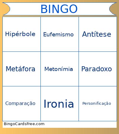 DESCRITORES Bingo Card