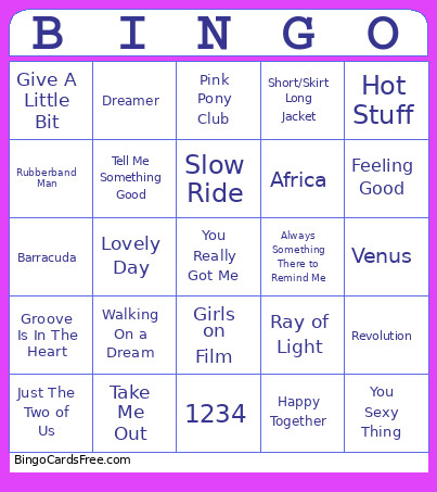 Devin Smart Bingo Card