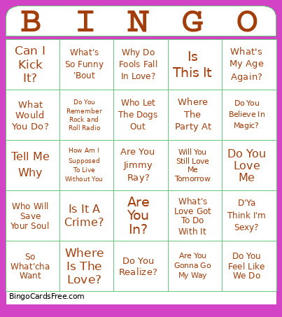 Devin Smart Bingo Card