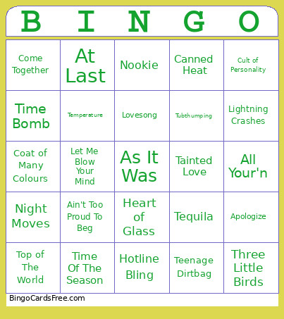Devin Smart Bingo Card