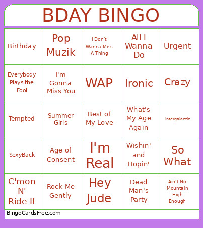 Devin Smart Bingo Card