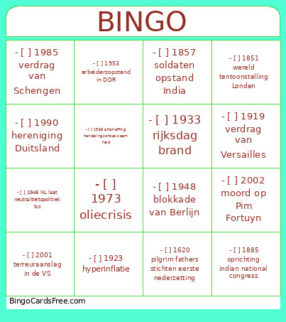 Dgujhxdhnvcg Bingo Card