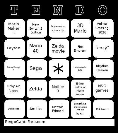 DIRECT 25 Bingo Card