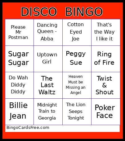 Disco Bingo Final