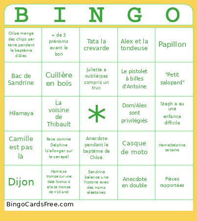 DM2025 Bingo Card