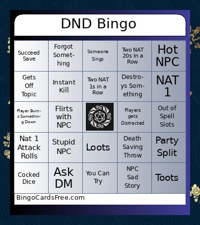 DND BINGO