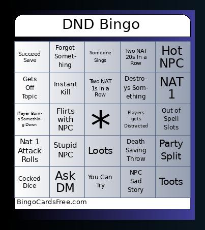DND Bingo