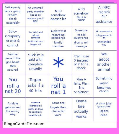DnD Bingo