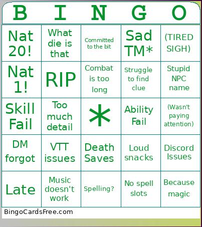 DND123 Bingo