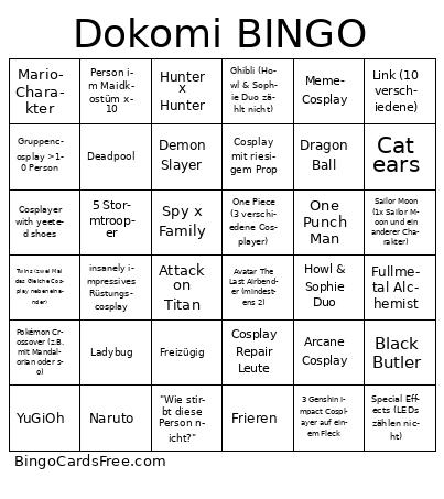 Dokomi Bingo