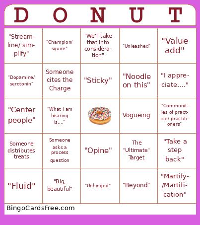 Donut Bingo