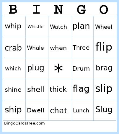 Dwdwdwew Bingo Card