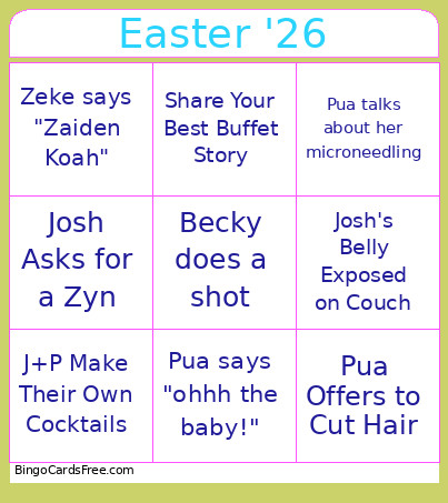 Easter '26 Bingo Card