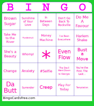 Easter Bingo Card
