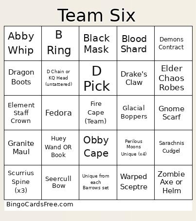Easy Board Bingo