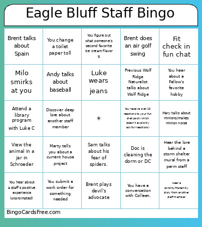 EB Staff Spring 2026 Bingo Card
