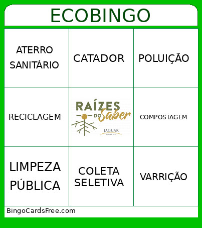 ECO Bingo Card