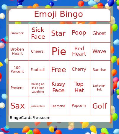Emoji Bingo