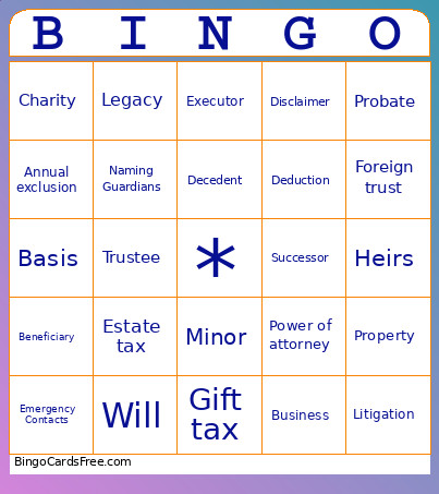 ENGAGE 2026 EST Bingo Card