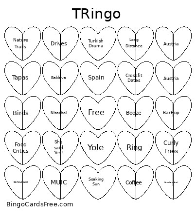 Engagement Bingo Card