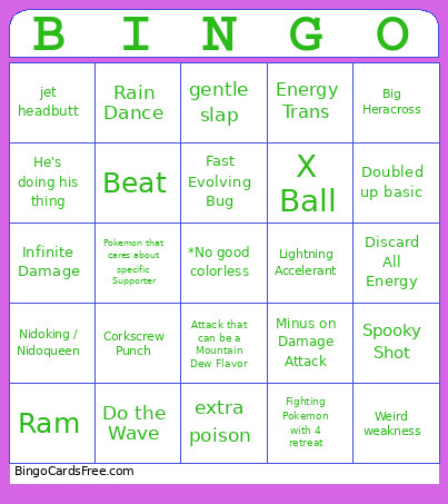 Eqjp34 Bingo Card