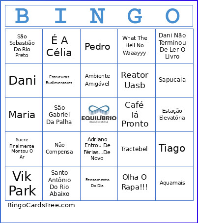 EQUILIBRIO Bingo Card