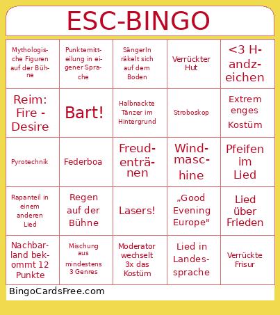 ESC-Bingo
