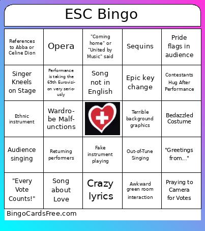 ESC Bingo