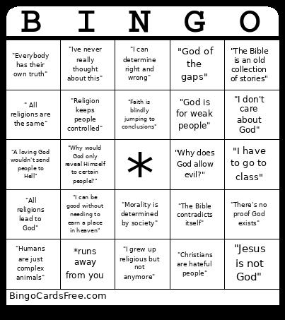 Evangelism Bingo