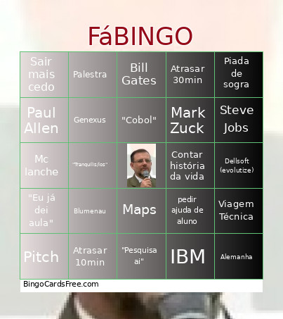 Fá Bingo Card