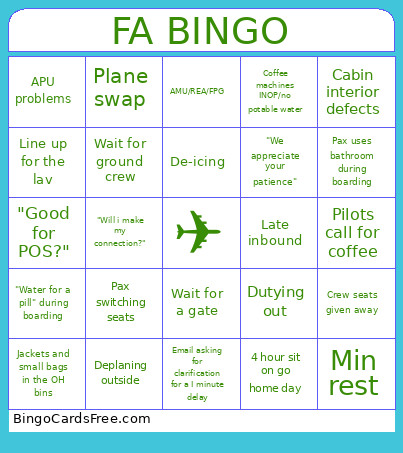 Fa Bingo Card 2
