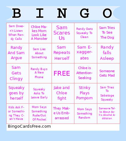 Family Night Bingo