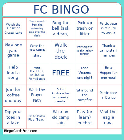 FC Bingo Card 2