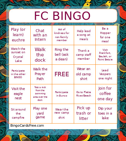 FC Bingo Card