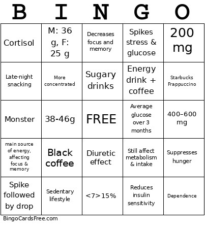 Fd Bingo Card