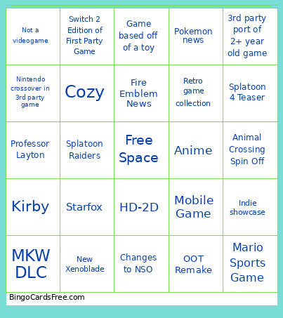 Fdtzgb Bingo Card