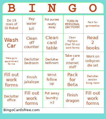 February 2026-2 Bingo Card