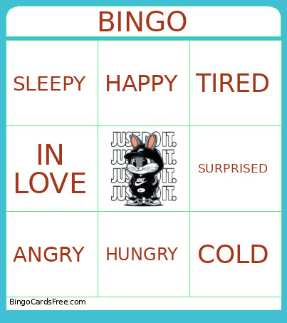 FEELING Bingo Card