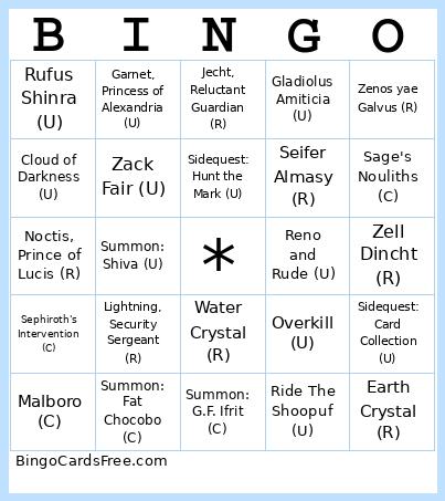 FF Bingo