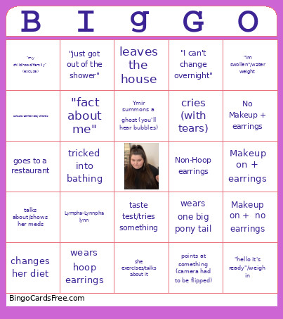 Fhalioefj Bingo Card