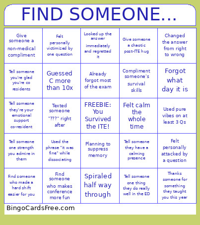 FIND SOMEONE... Bingo Card