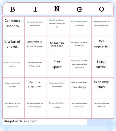 Find someone who... Bingo Cards Free Pdf Printable Game, Title: BINGO