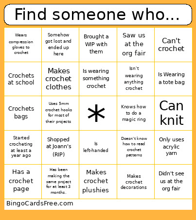 Find Someone Who... Bingo Card