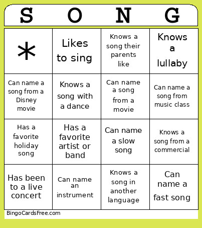 Find Someone Who... Bingo Card