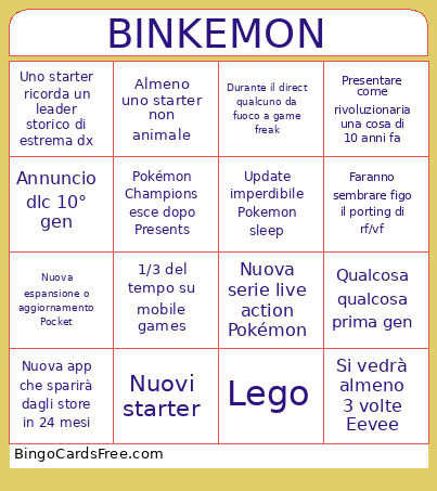 For Reference Bingo Card